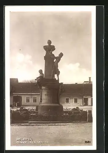 AK Miletin, Pomnik K. J. Erbena