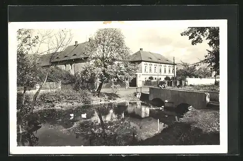 AK Ledvice, Státni statek, An der Brücke