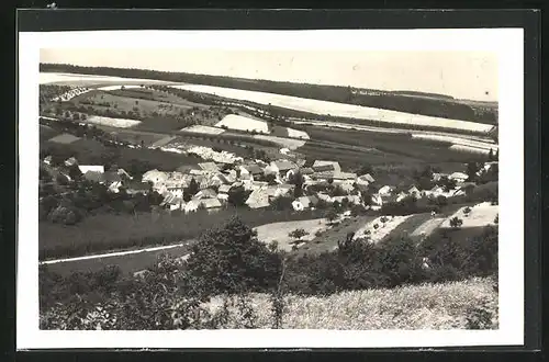 AK Solopysky, Blick auf Dorf und Umgebung