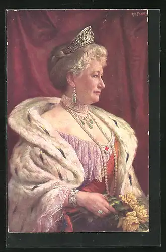 AK Kaiserin Auguste Victoria Königin von Preussen, Rotes Kreuz