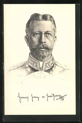 AK Prinz Heinrich von Preussen in Uniform