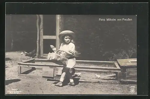 AK Prinz Wilhelm am Hühnerstall