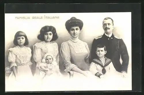 AK Famiglia reale italiana