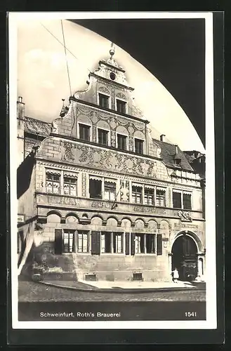 AK Schweinfurt a. M., Roths Brauerei und Gasthaus