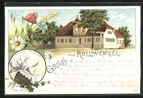 Lithographie Bayreuth, Restaurant Rollwenzel, Dorothea Rollwenzel