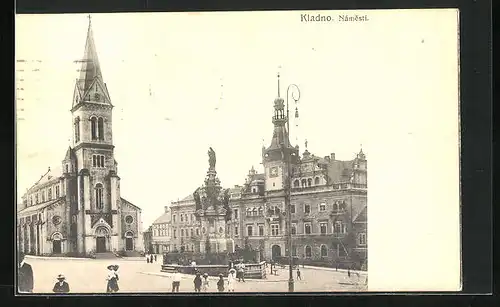 AK Kladno, Nàmesti, Marktplatz