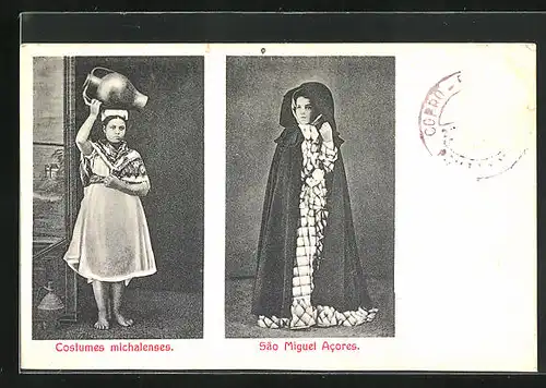 AK Costumes michalenses, Sao Miguel Acores, Frauen in portugiesischer Tracht