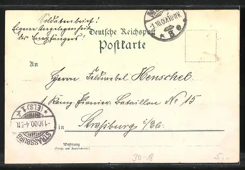 Lithographie Denkmäler vom Schlachtfeld des 18. August 1870 - 3. Garde-Grenadier-Regt. Königin Elisabeth