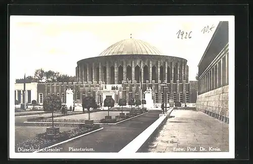 AK Düsseldorf, Gesolei, Planetarium