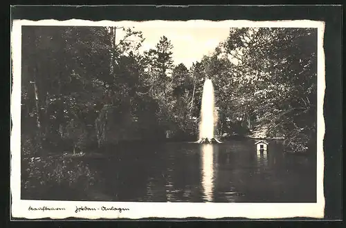 AK Kaufbeuren, Wasserkunst in den Parkanlagen