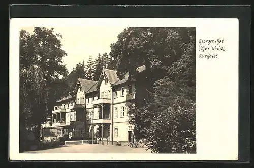 AK Georgenthal / Thür. Wald, Kurhotel