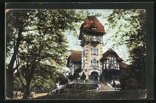 AK Hof / Bayern, Theresienstein, Wirtschaftsgebäude