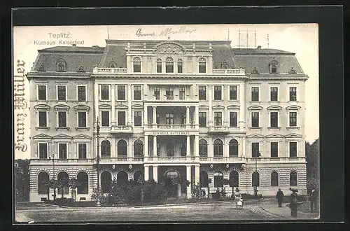 AK Teplitz Schönau / Teplice, Kurhaus Kaiserbad