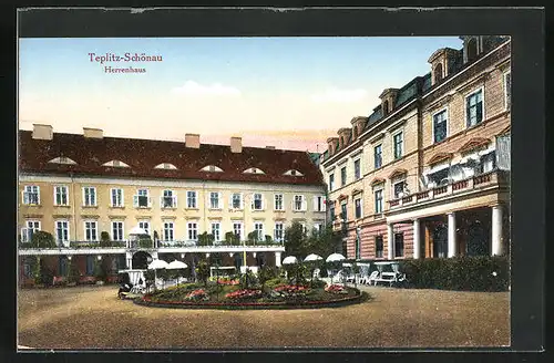 AK Teplitz Schönau / Teplice, Herrenhaus