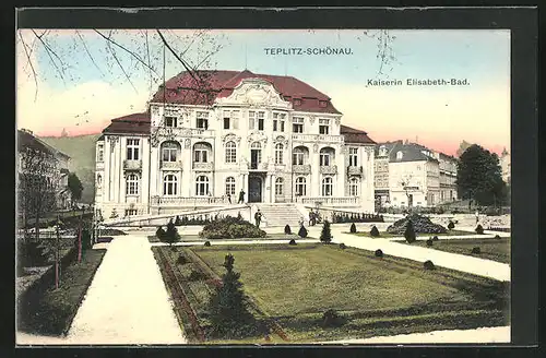 AK Teplitz Schönau / Teplice, Kaiserin Elisabeth-Bad