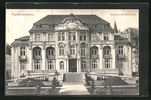 AK Teplitz Schönau / Teplice, Kaiserin Elisabethbad