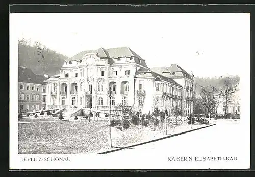 AK Teplitz Schönau / Teplice, Kaiserin Elisabeth-Bad