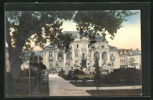 AK Teplitz Schönau / Teplice, Kaiserin Elisabeth-Bad