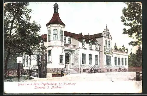 AK Rumburg / Rumburk, Gasthaus Jagdschloss