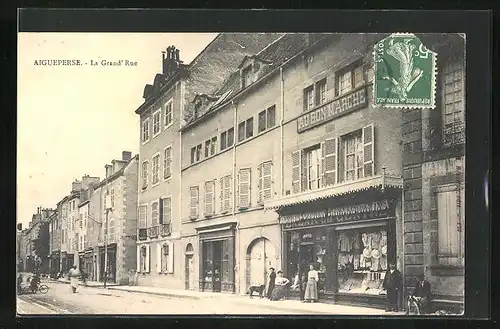 AK Aigueperse, la Grand'Rue
