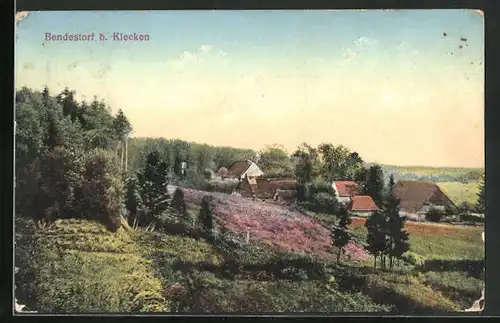 AK Bendestorf, Idylle am Waldrand