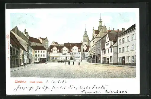 AK Colditz, Marktplatz