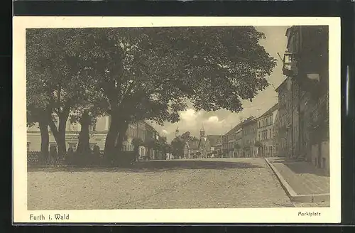 AK Furth i. Wald, Marktplatz