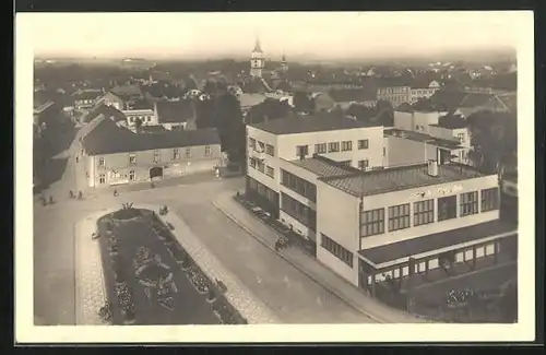 AK Rokycany, Teilansicht mit Bauhaus