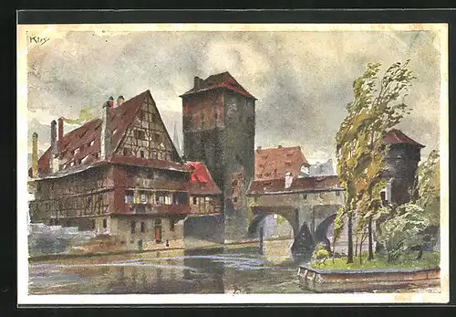 Künstler-AK Nürnberg, Henkersteg