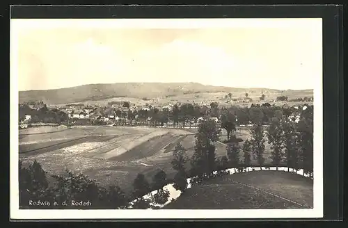 AK Redwitz a.d. Rodach, Totalansicht aus der Vogelschau
