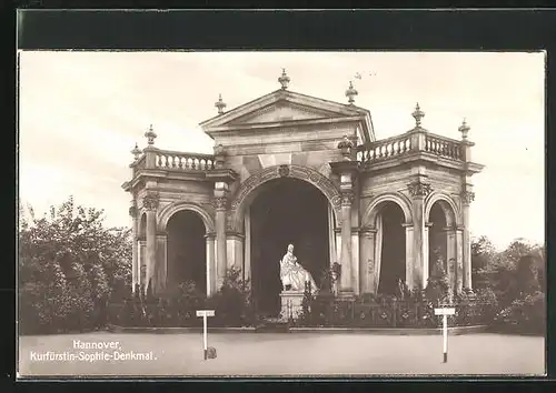 AK Hannover, Kurfürstin-Sophie-Denkmal