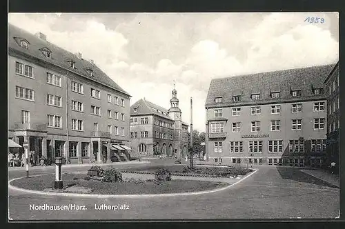 AK Nordhausen /Harz, Lutherplatz