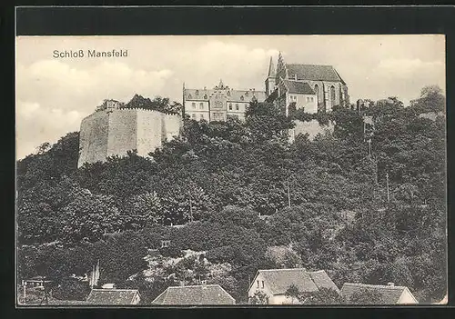 AK Mansfeld, Blick zum Schloss
