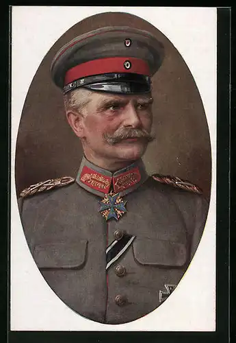 AK Porträt Heerführer Generalfeldmarschall von Mackensen