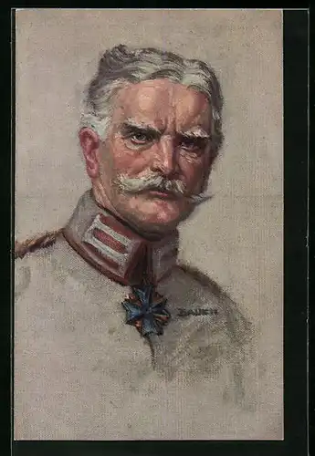 Künstler-AK Generalfeldmarschall von Mackensen, Heerführer