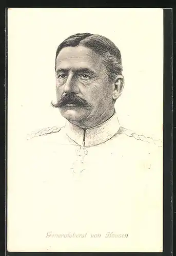 AK Porträt Heerführer Generaloberst von Hausen