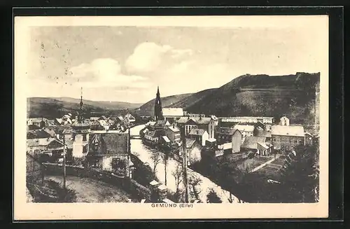 AK Gemünd / Eifel, Ortsansicht aus der Vogelschau