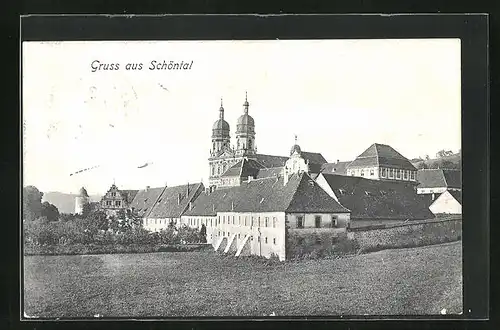 AK Schöntal, Blick zur Kirche