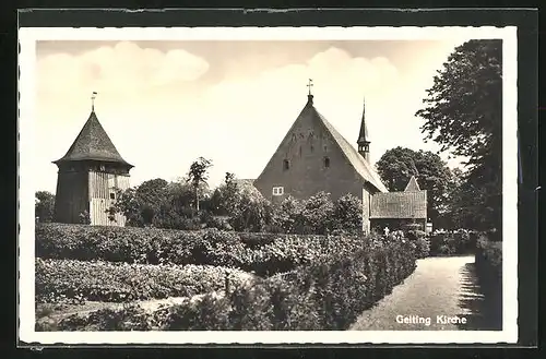 AK Gelting, Blick zur Kirche