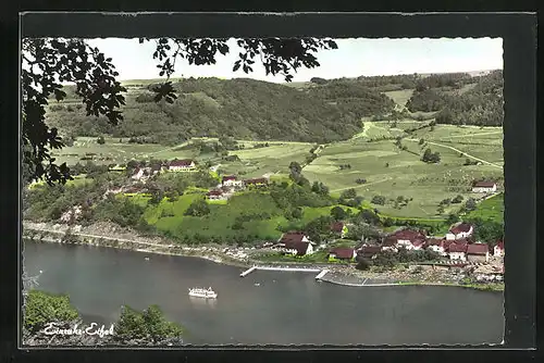 AK Einruhr / Eifel, Ortsansicht aus der Vogelschau