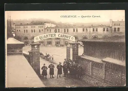 AK Coblence, Quartier Carnot