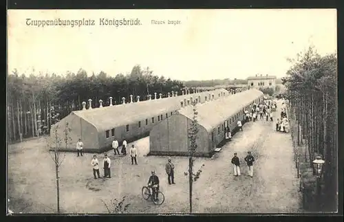 AK Königsbrück, Truppenübungsplatz, Neues Lager