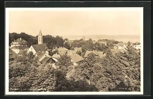 AK Feldafing am Starnbergersee, Ortsansicht aus der Vogelschau