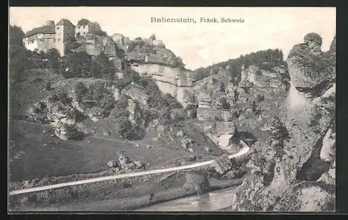 AK Rabenstein / Fränk. Schweiz, Ortsansicht aus der Vogelschau