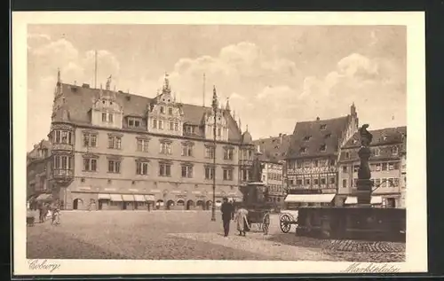 AK Coburg, Marktplatz