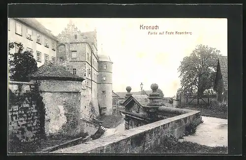 AK Kronach, Partie auf der Feste Rosenberg