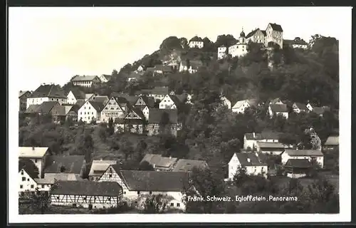 AK Egloffstein, Ortsansicht aus der Vogelschau