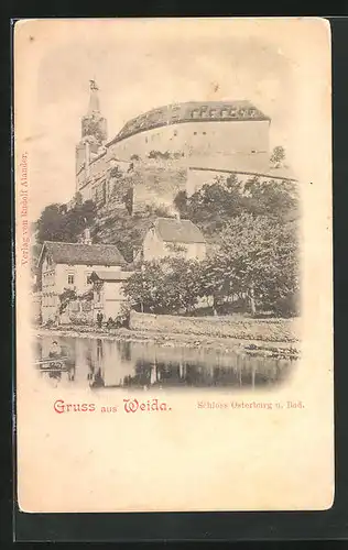 AK Weida, Schloss Osterburg u. Bad