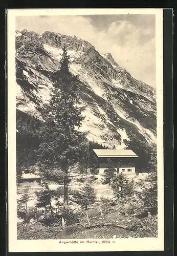 AK Füssen, Angerhütte im Raintal