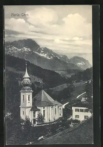 AK Berchtesgaden, Wallfahrtskirche Maria Gern
